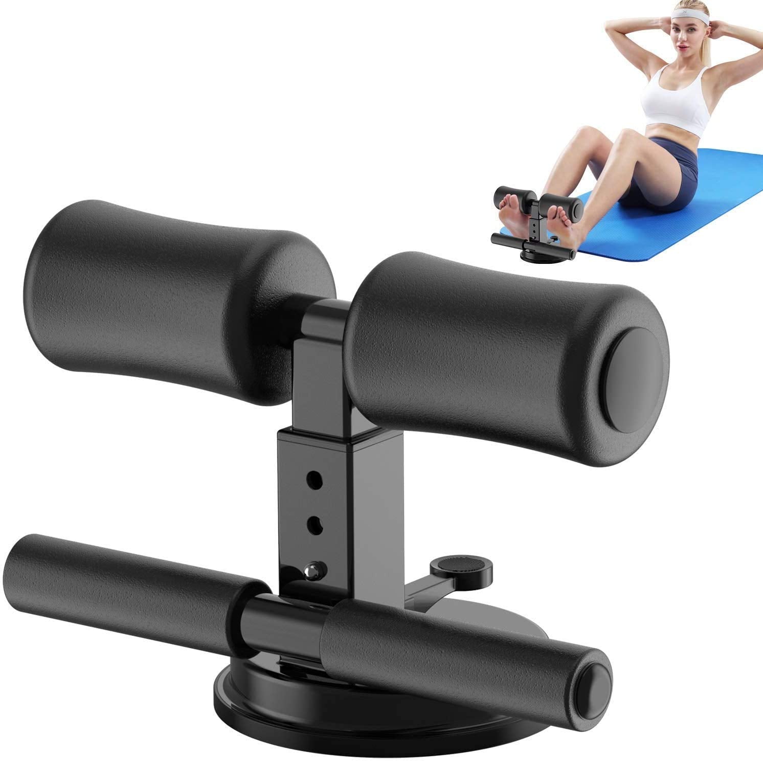 Silencio Sit-Up Bar & Push-Ups Assistant Device – Adjustable Abdominal Trainer (Max 200 kg)