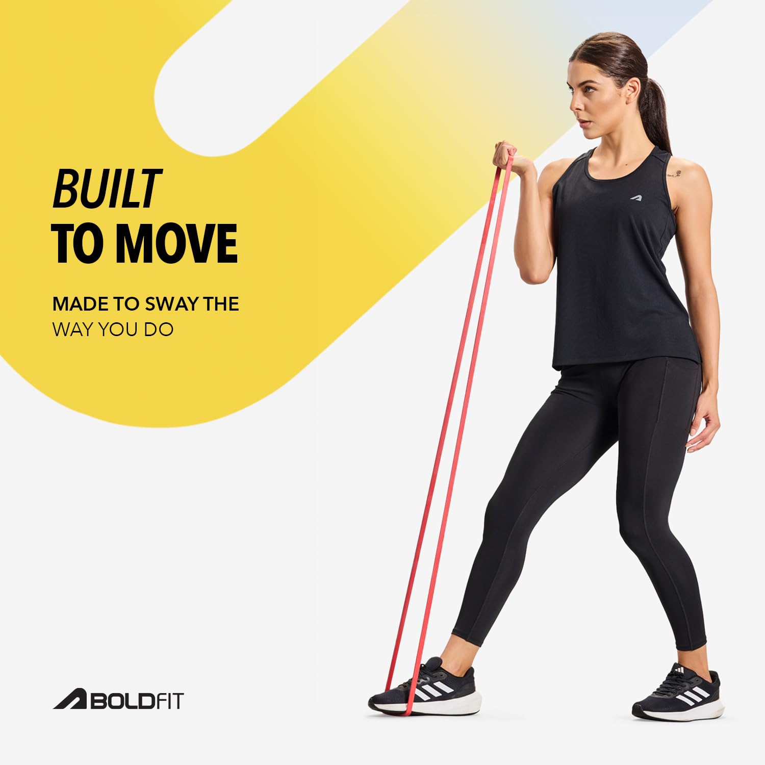 Boldfit Women's Polyester Regular Fit Vest – Black (Size S)
