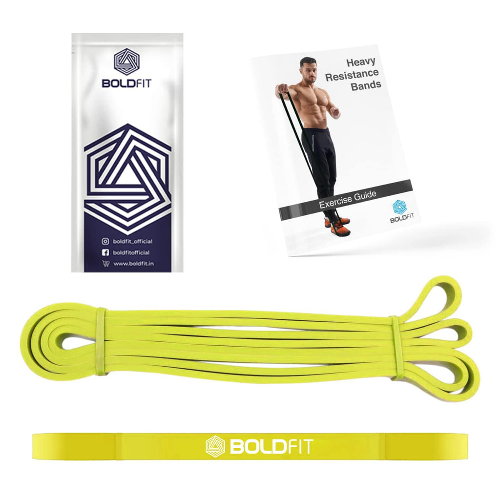 Boldfit Heavy Resistance Band – Natural Latex, Full-Body Strength & Stretch Band (3–45 kg)
