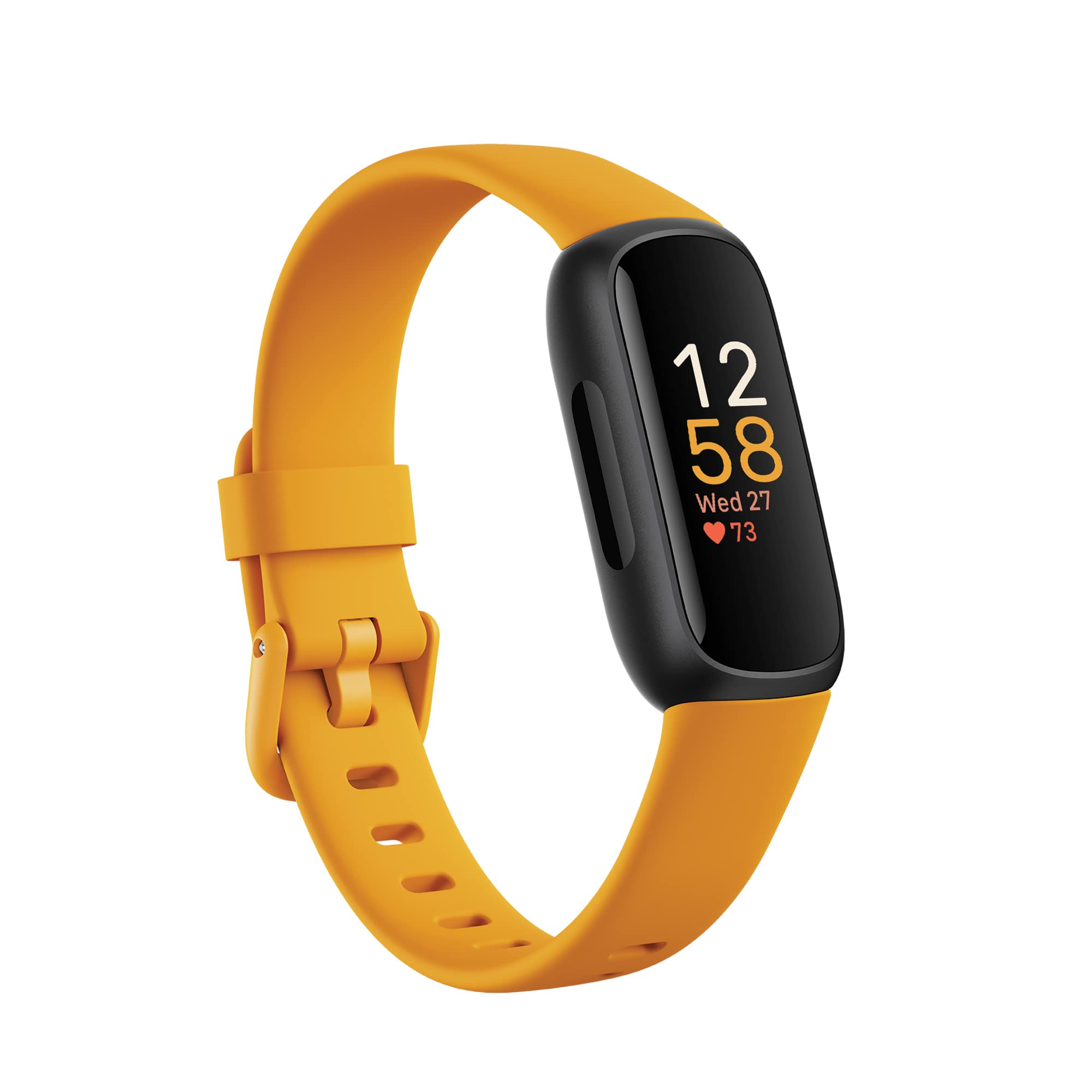 Fitbit Inspire 3 – Slim Fitness Band with 24/7 Heart Rate, Stress & Sleep Tracking