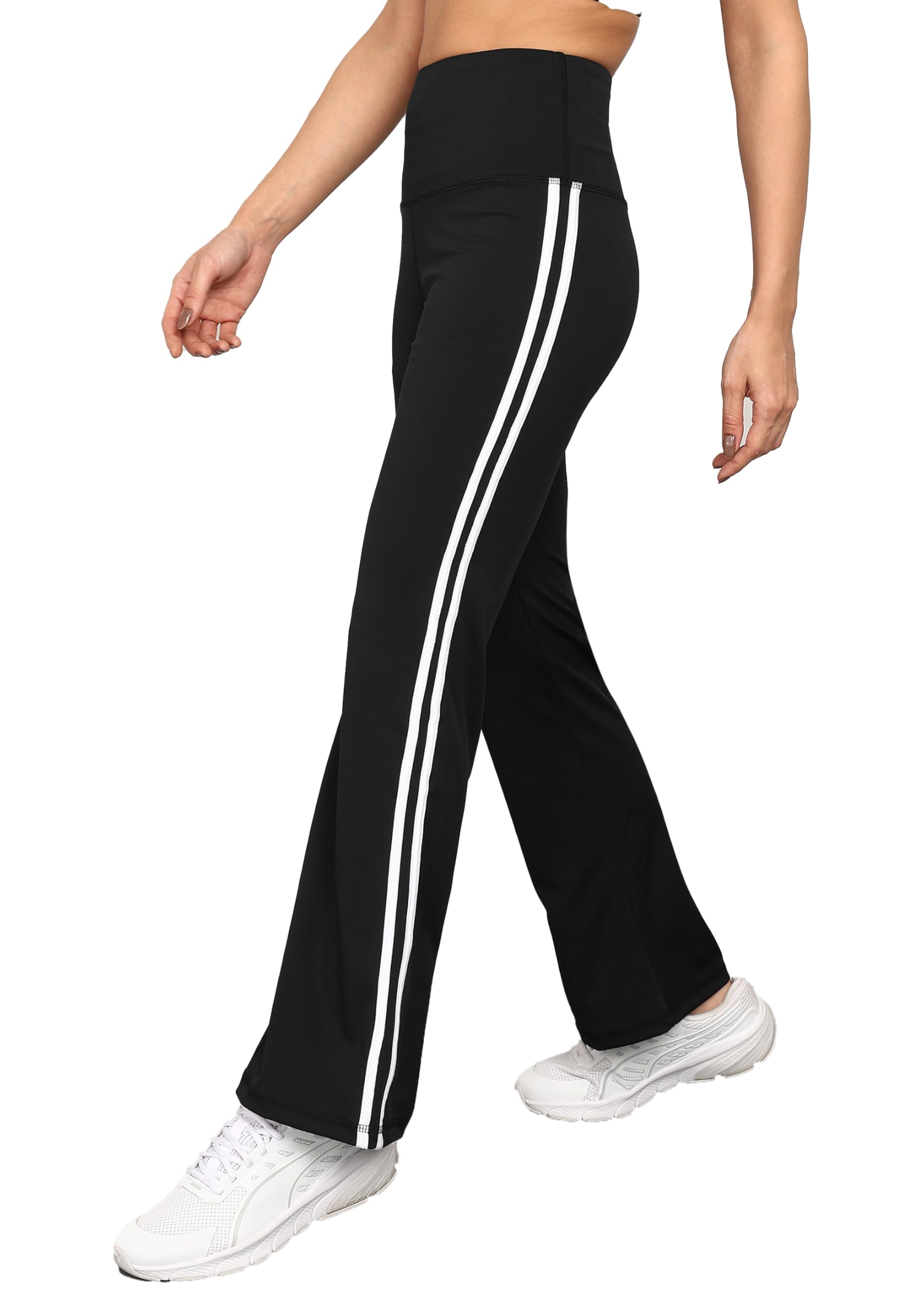 Rock Paper Scissors High-Waist Stretchable Gym Leggings – Soft Four-Way Stretch with Side Pockets