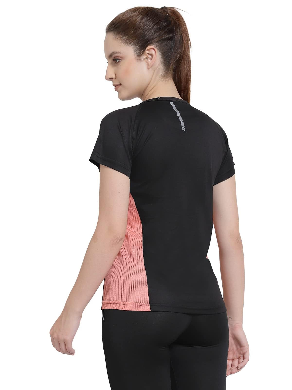 UZARUS Women’s Dry-Fit Workout T-Shirt – Regular Fit, Polyester, Anti-Odor Performance