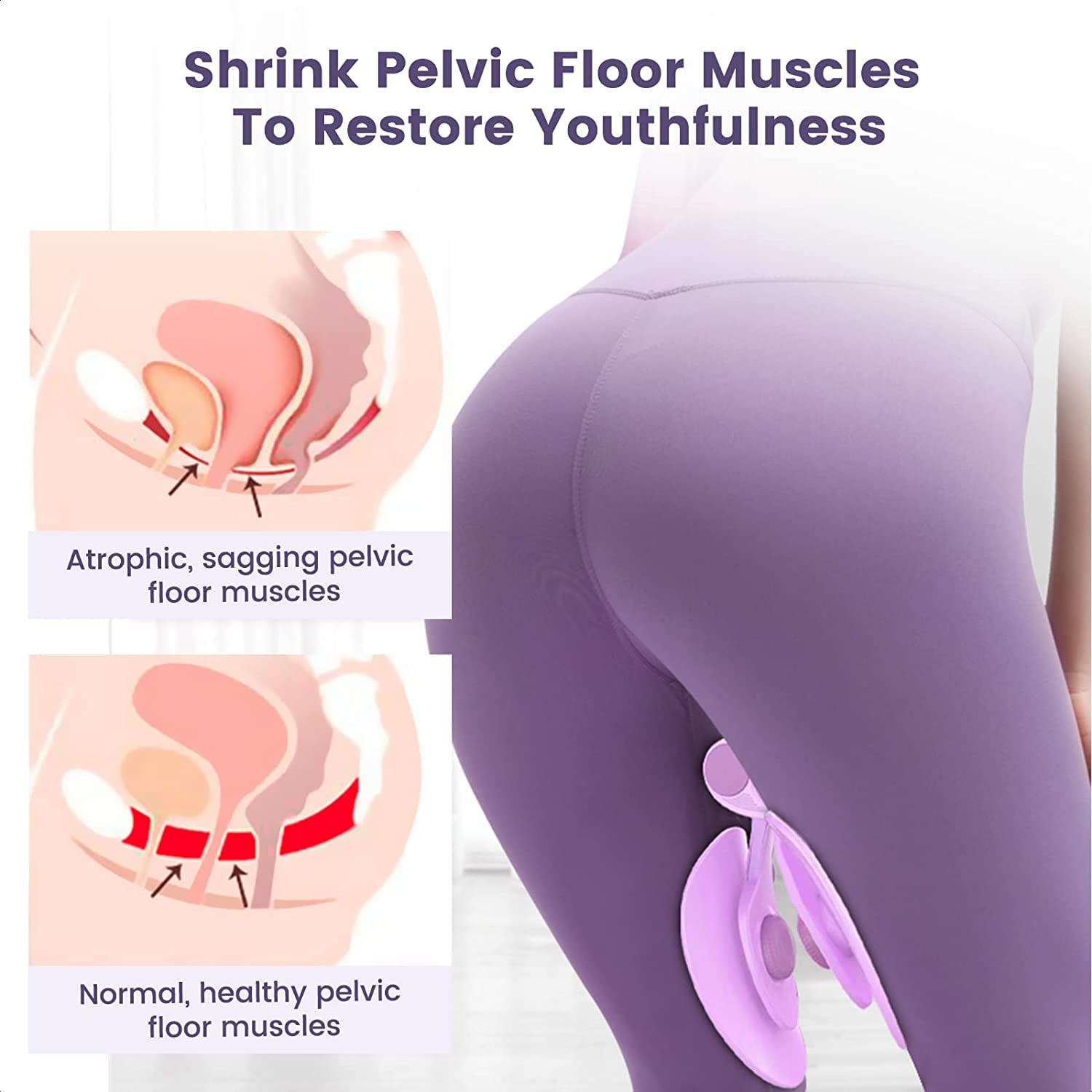Gopendra Hip & Pelvis Trainer – Thigh Master Inner-Thigh Exerciser (12 kg Resistance)