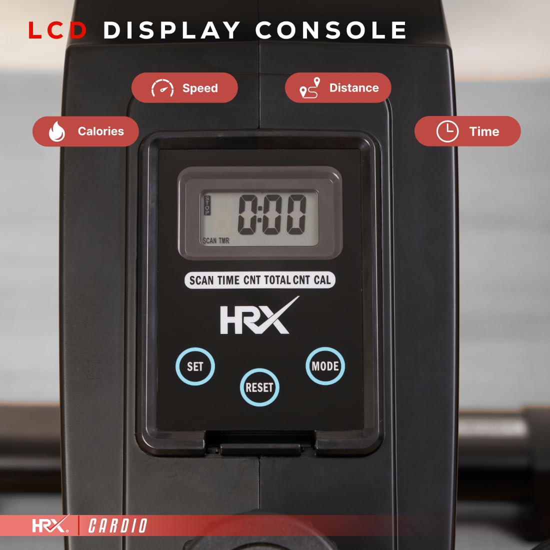HRX Marsh Magnetic Rowing Machine – 8 Resistance Levels, Durable Steel & Aluminum Frame, 120 kg Capacity