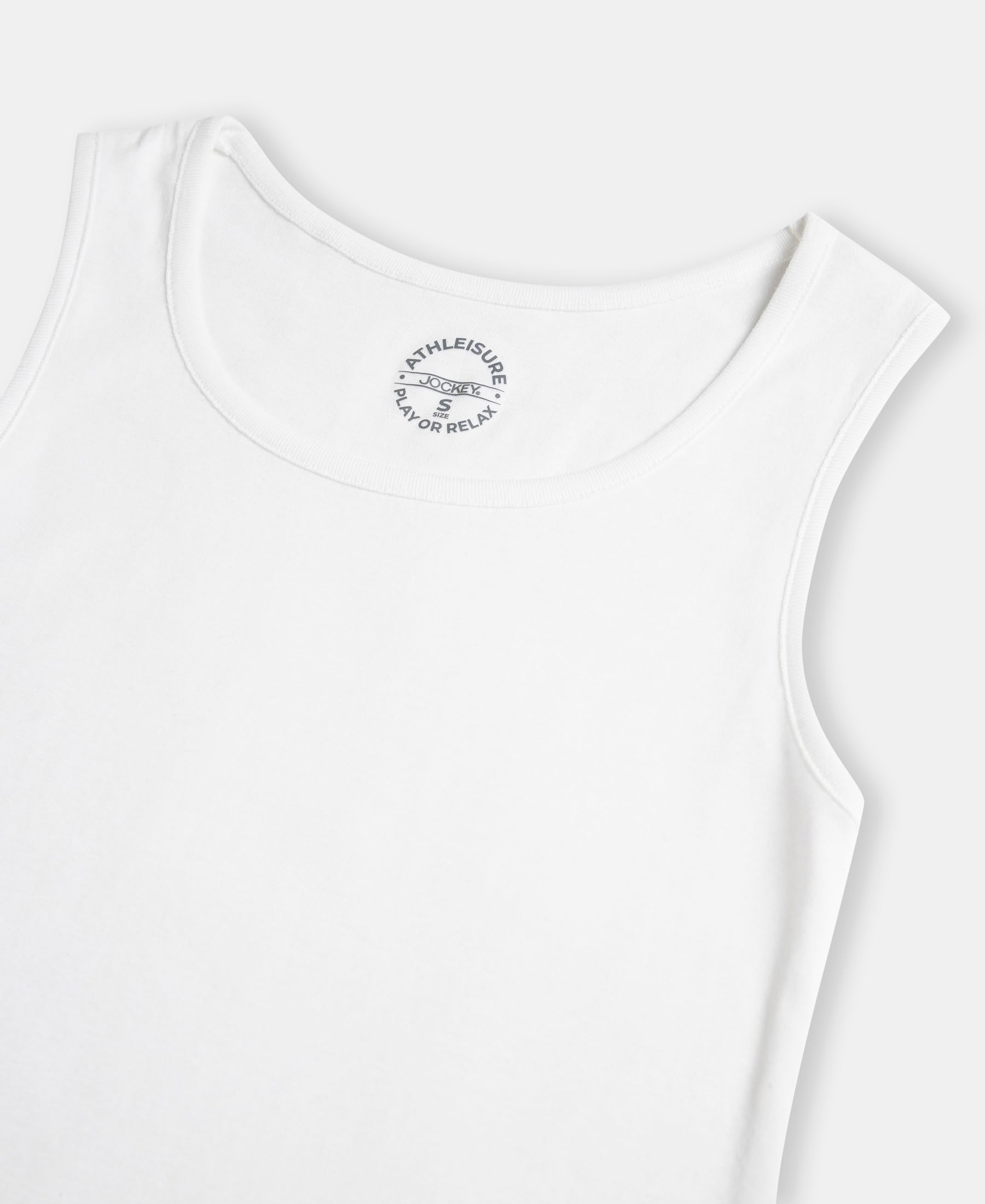Jockey Women's Slim Fit Tank Top A113 – White (Size XL)