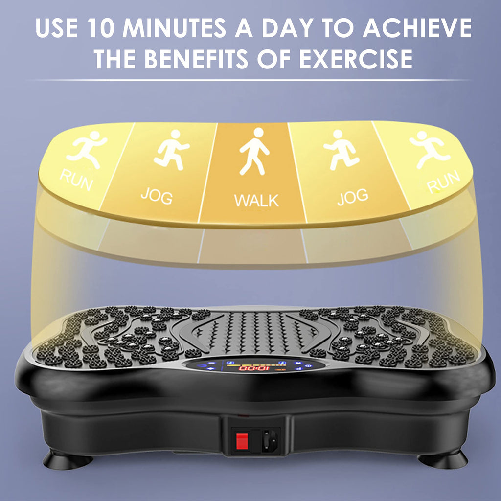 AGARO Alpha Crazyfit Vibration Plate Massager – 5-Mode Whole-Body Fitness Machine