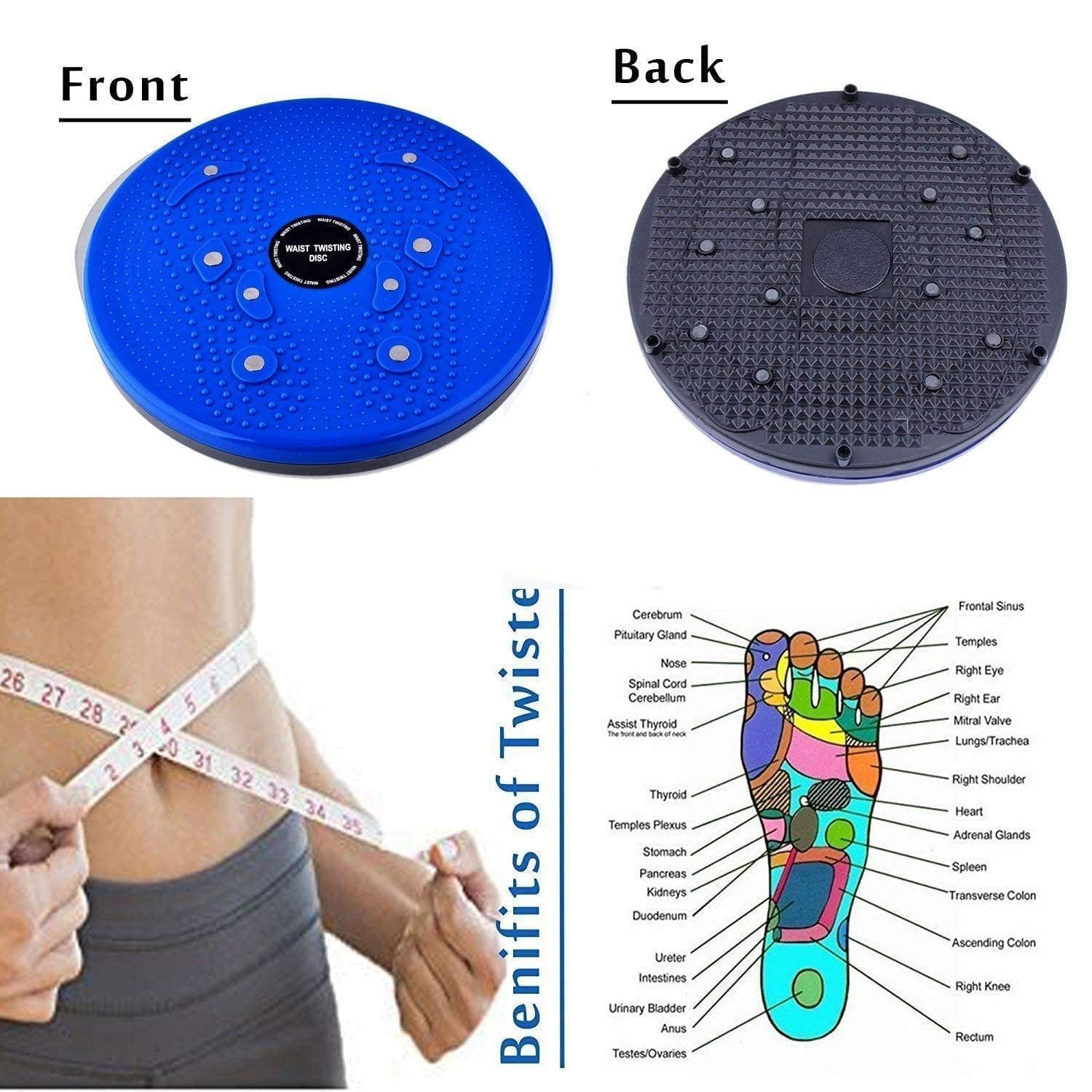 Comfortfriends Tummy Twister Exercise Machine – Compact Waist Twister for Belly Fat & Core Fitness
