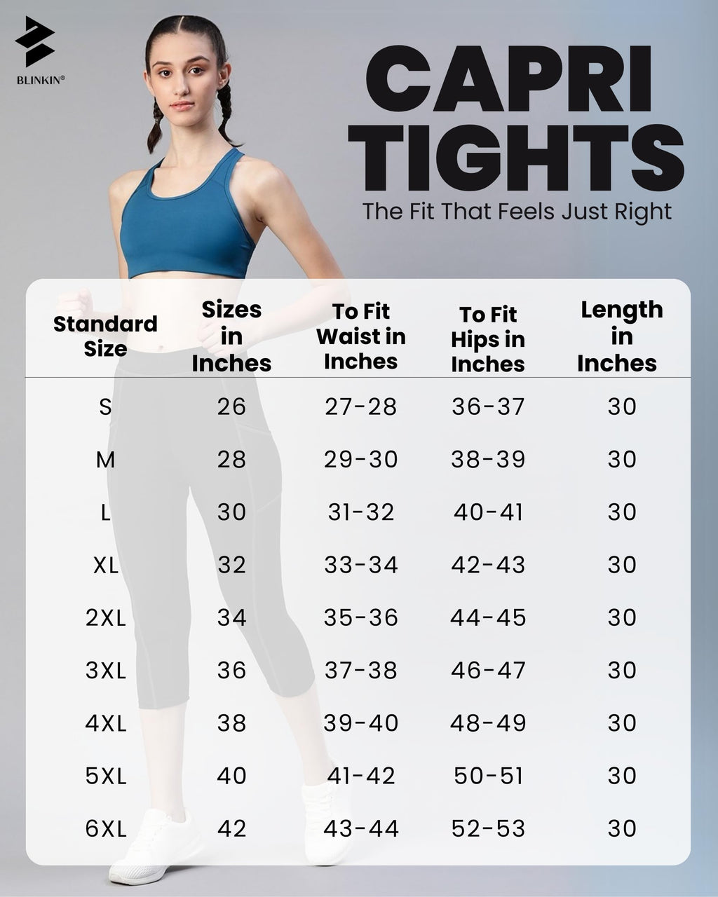 BLINKIN High-Waist Workout Leggings – 4-Way Stretch with Deep Side Pockets