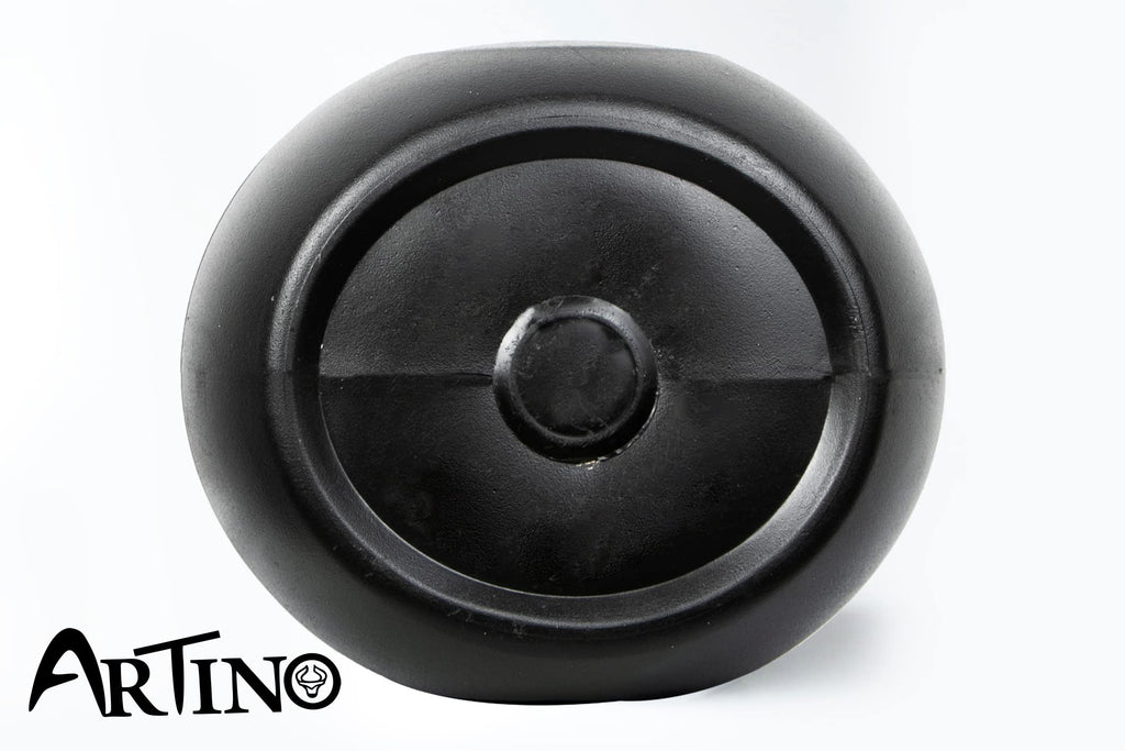 Artino Black Long Lasting 10 Kg PVC Kettlebell – Durable Weight for Full-Body Workout, Cross-Training, Weight Loss & Strength Training