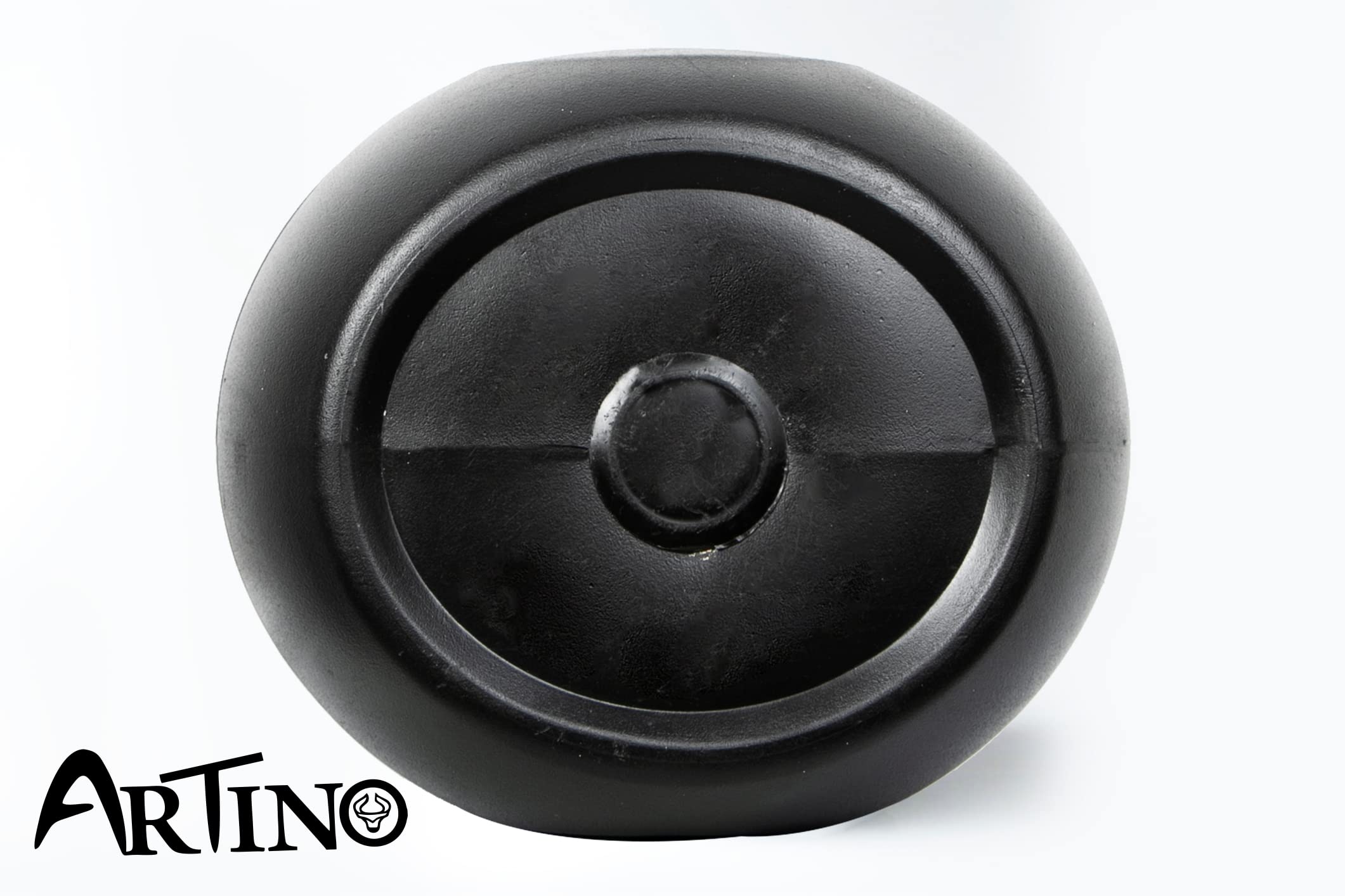 Artino Black Long Lasting 10 Kg PVC Kettlebell – Durable Weight for Full-Body Workout, Cross-Training, Weight Loss & Strength Training