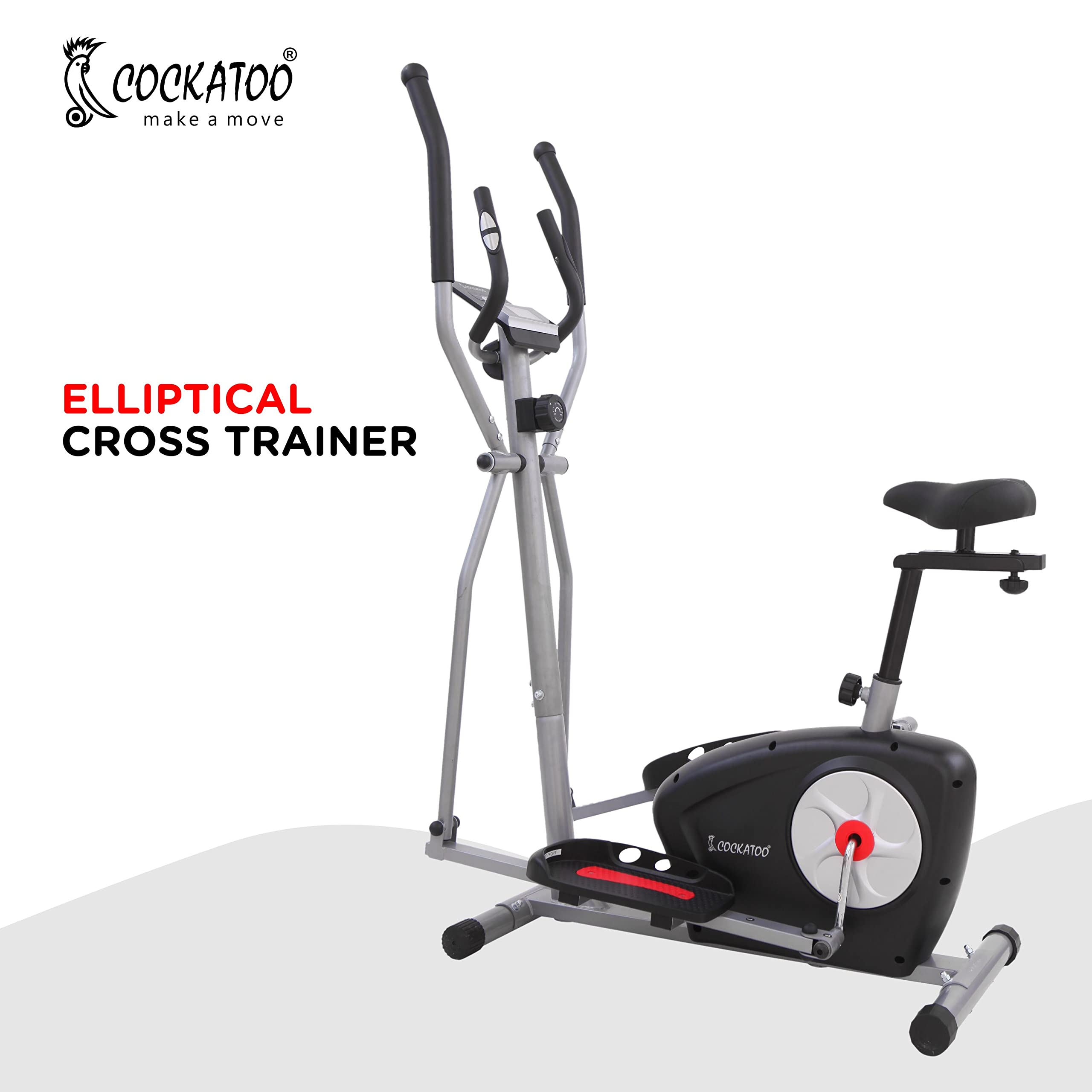 Cockatoo CE03Advance Smart Elliptical Cross Trainer – 6 kg Flywheel, 8 Magnetic Resistance Levels, Free Installation