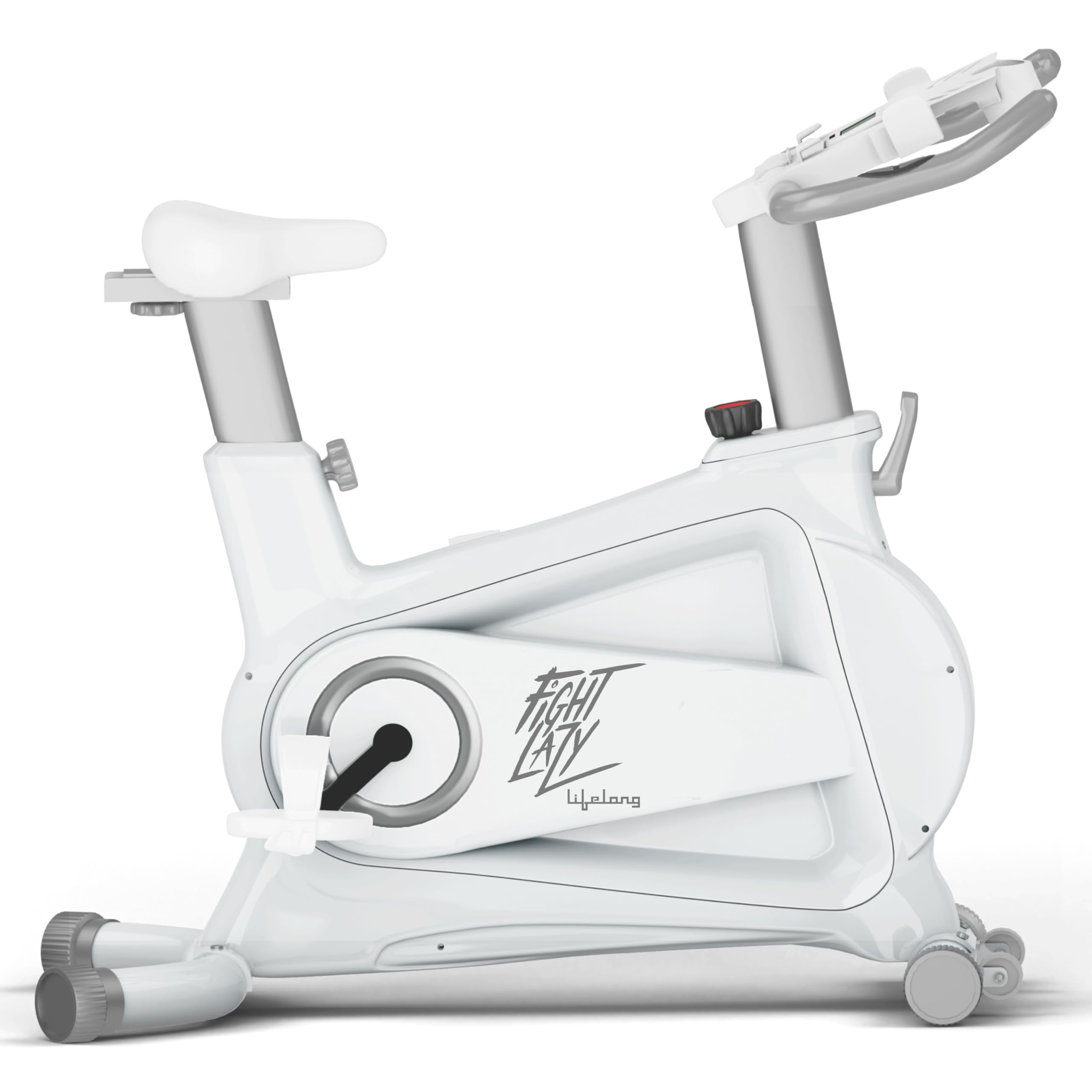 Lifelong LLSB06 Fit Pro Spin Bike – 8 kg Flywheel, Heart-Rate Sensor & LCD Monitor