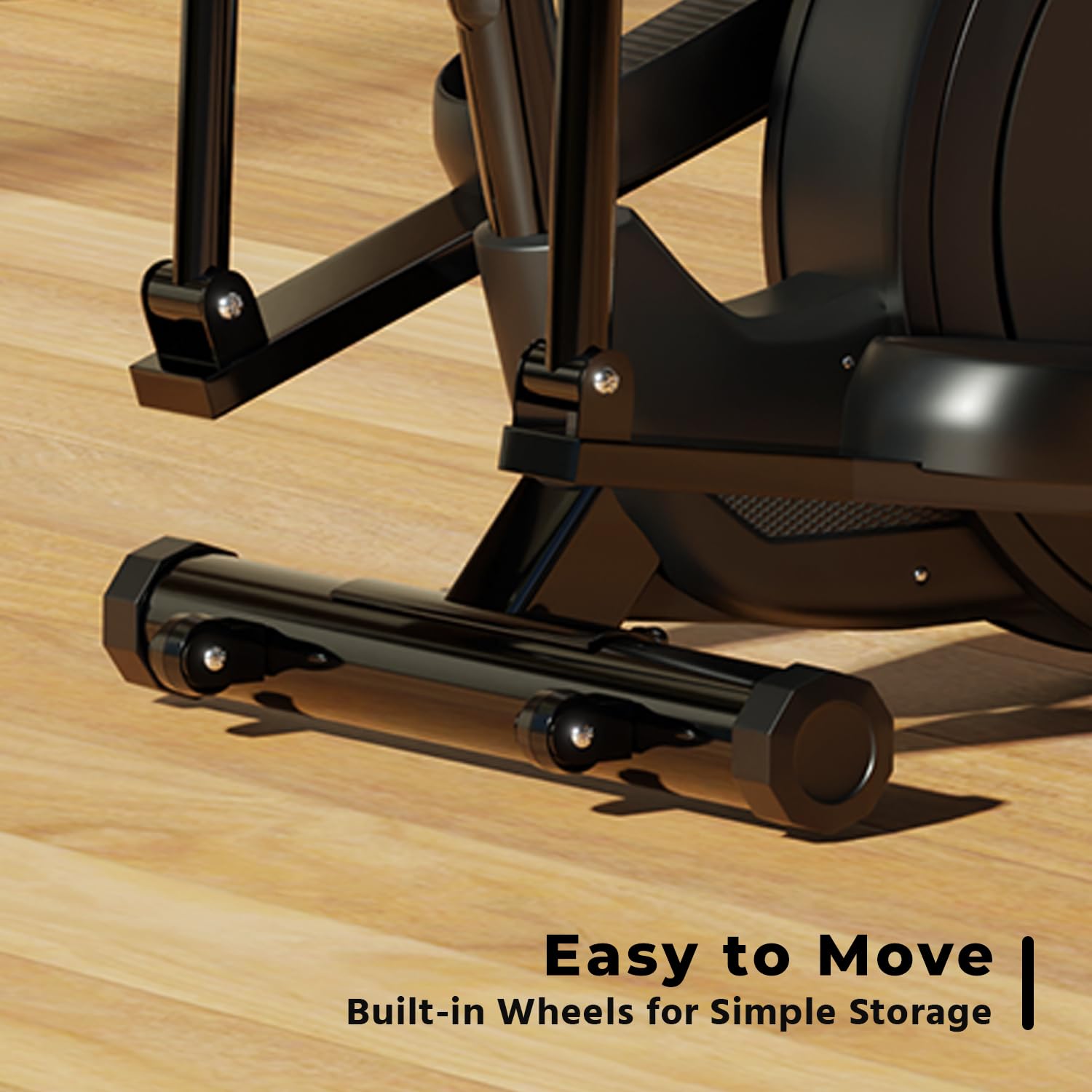 Lifelong Elliptical Trainer – Adjustable Magnetic Resistance, Sturdy Alloy Frame, LCD Tracker