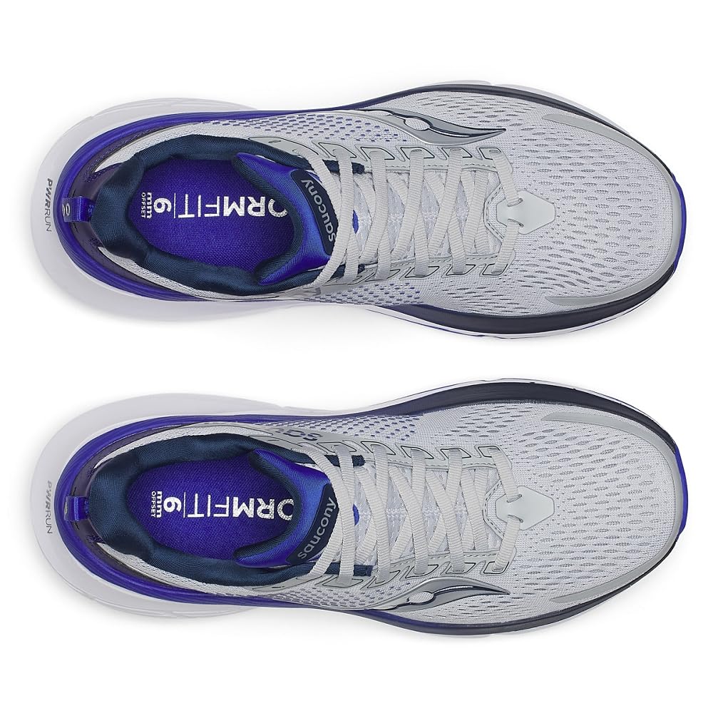 Saucony Guide 17 Running Shoes – Men's Stability Sneakers in Cloud/Royal for Daily Training & Long Runs