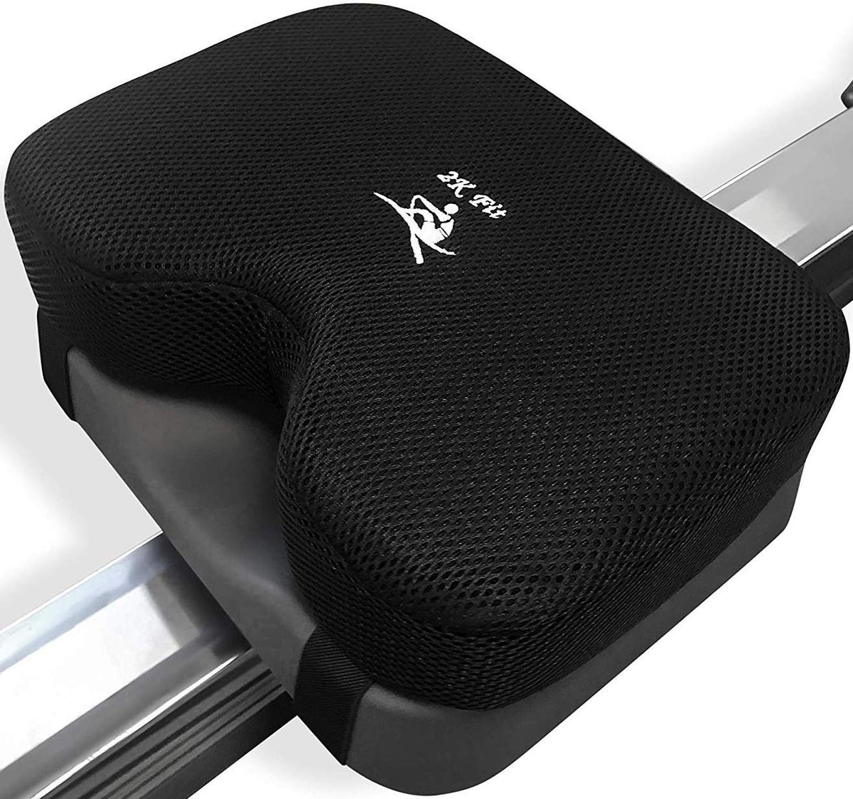 2K Fit Model 2 Rowing Seat Cushion – 3″ Memory Foam, Washable Cover, Fits Concept 2, Recumbent Bikes & WaterRower