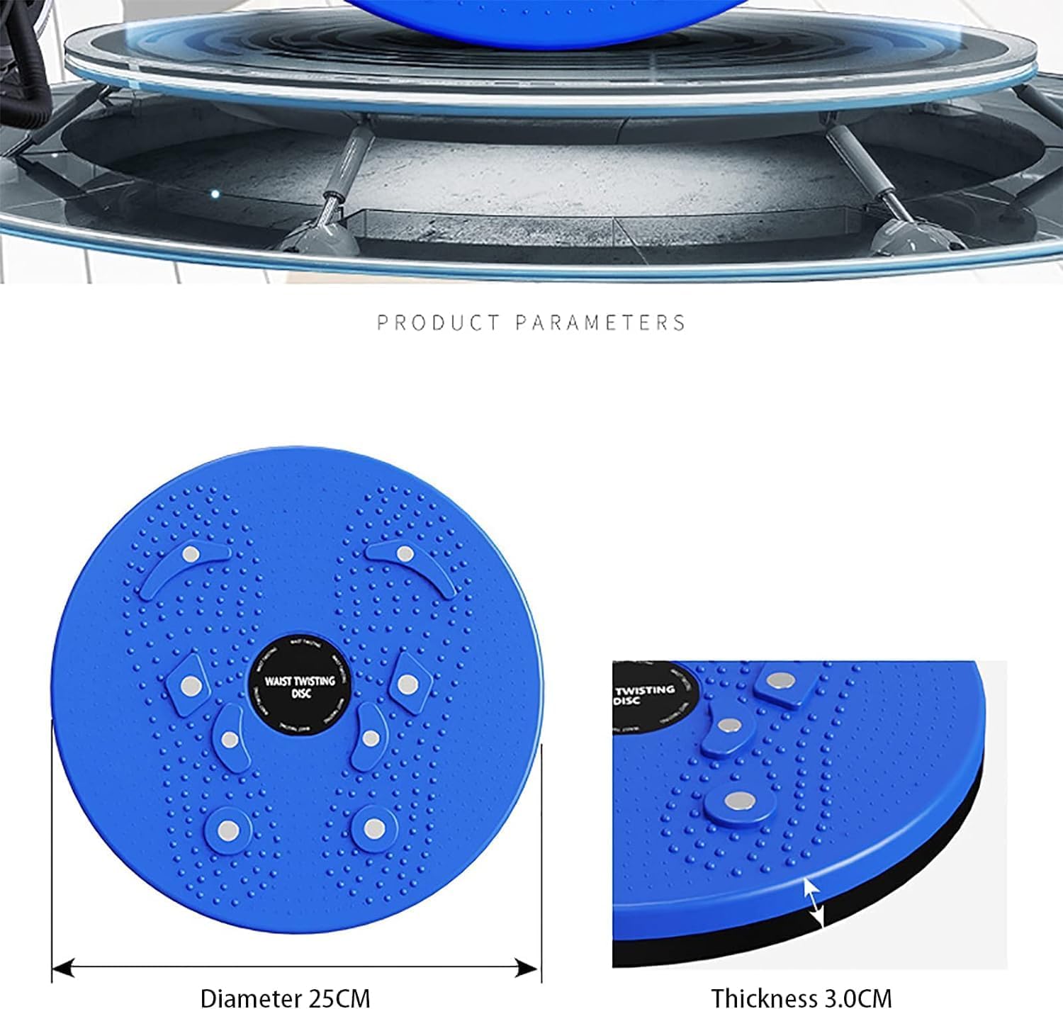 Comfortfriends Tummy Twister Exercise Machine – Compact Waist Twister for Belly Fat & Core Fitness