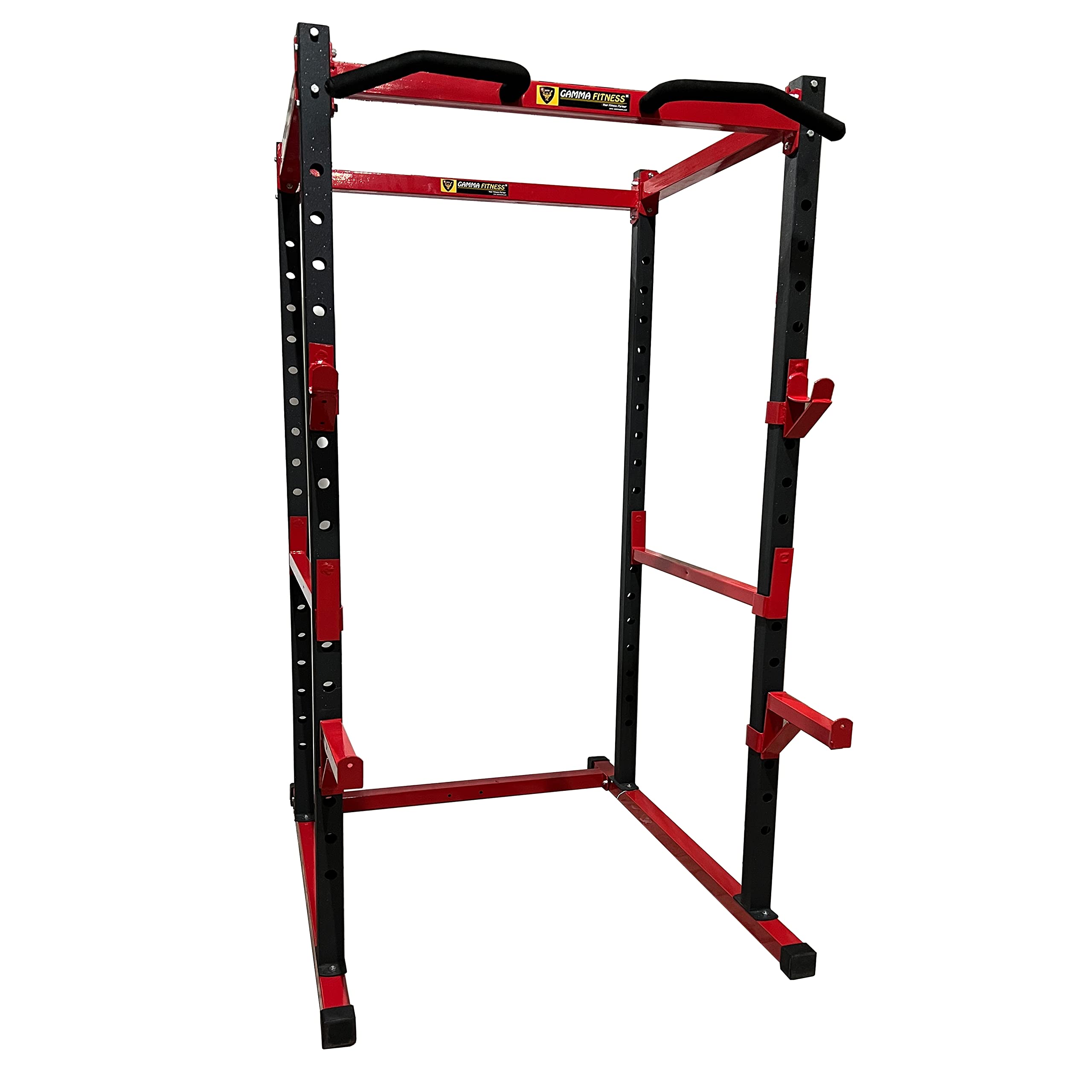 Gamma Fitness PR-04 Power Squat Rack & Adjustable Bench Combo – 800 kg Safety Load, 2.5″ Steel Frame, Laser-Cut Build