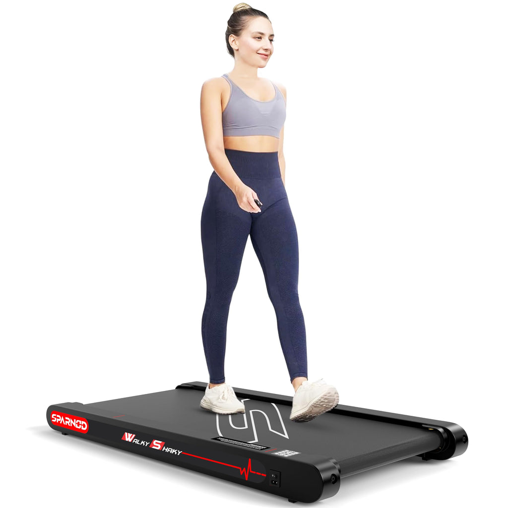 Sparnod Fitness WalkyShaky Vibration Walking Pad – 2.5 HP Motor, 4-Mode Vibration, 120 kg Capacity