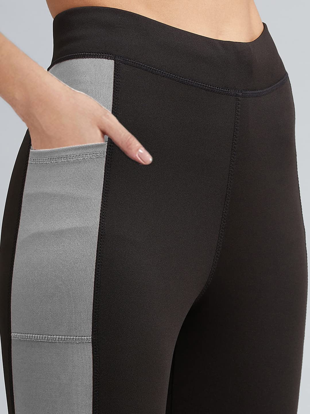 BLINKIN Women’s Slim-Fit Track Pants – Polyester-Blend, Ankle Length with Deep Side Pockets