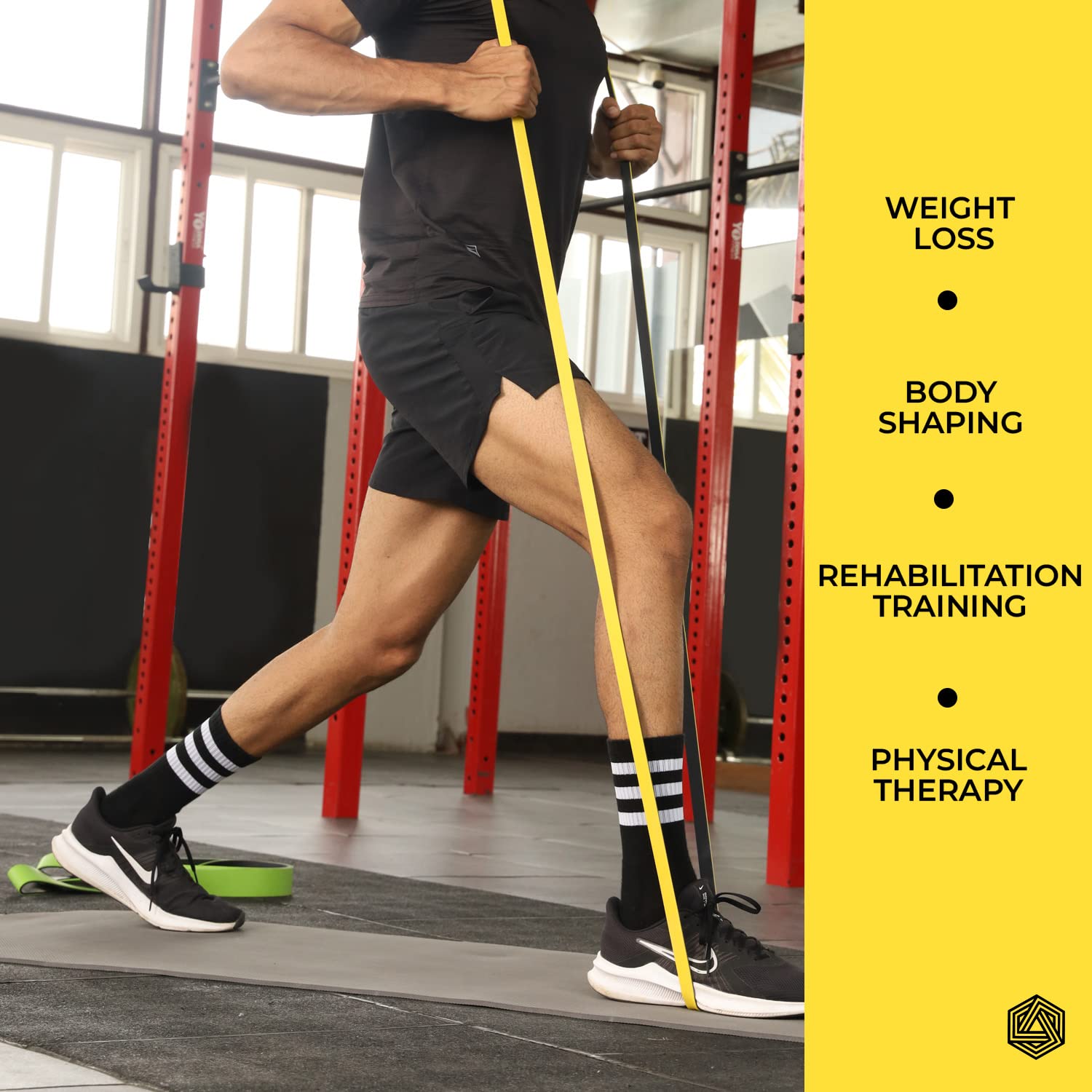 Boldfit Natural Latex Resistance Band – Durable Stretch Band for Strength, Stretch & Rehab