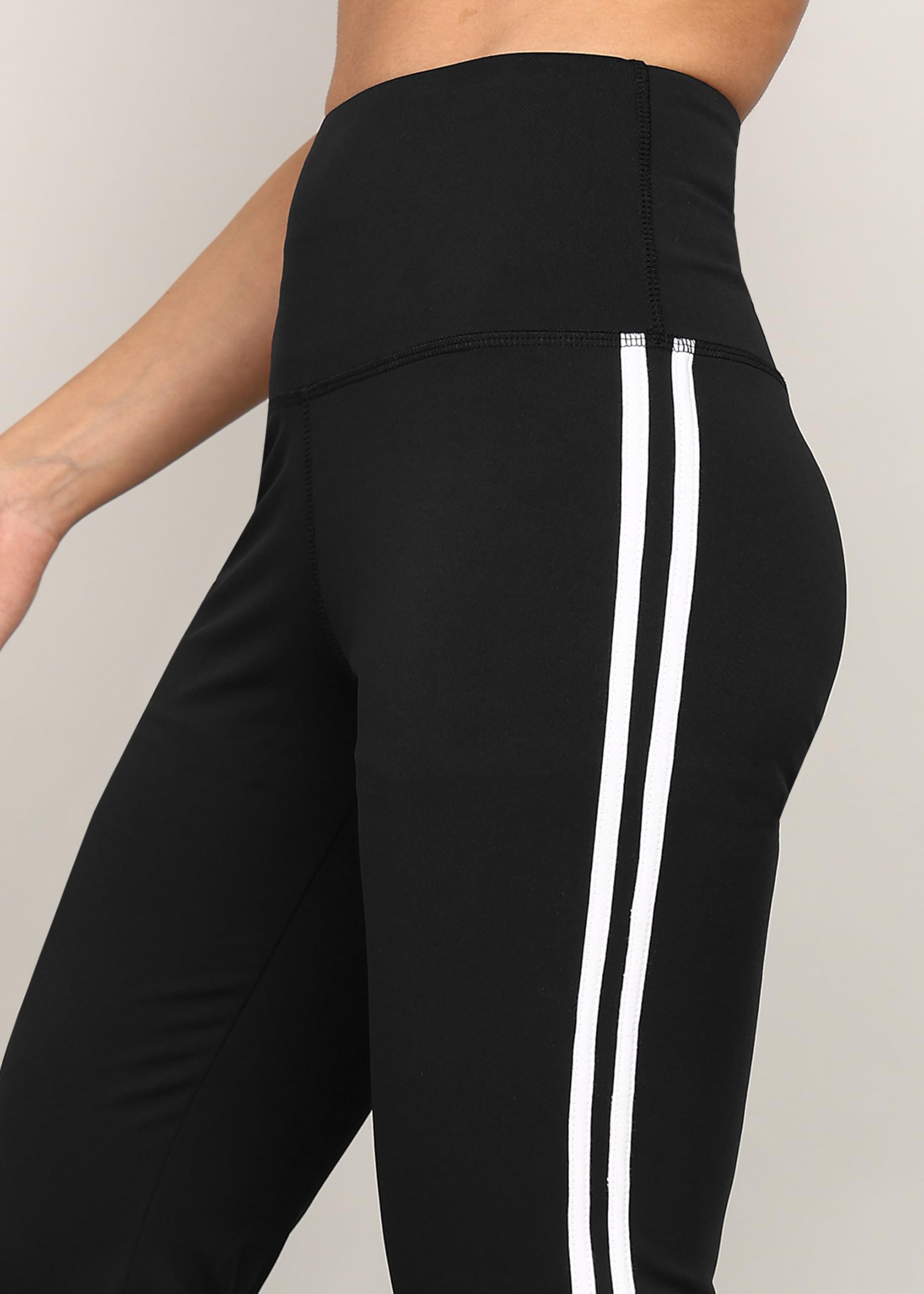 Rock Paper Scissors High-Waist Stretchable Gym Leggings – Soft Four-Way Stretch with Side Pockets