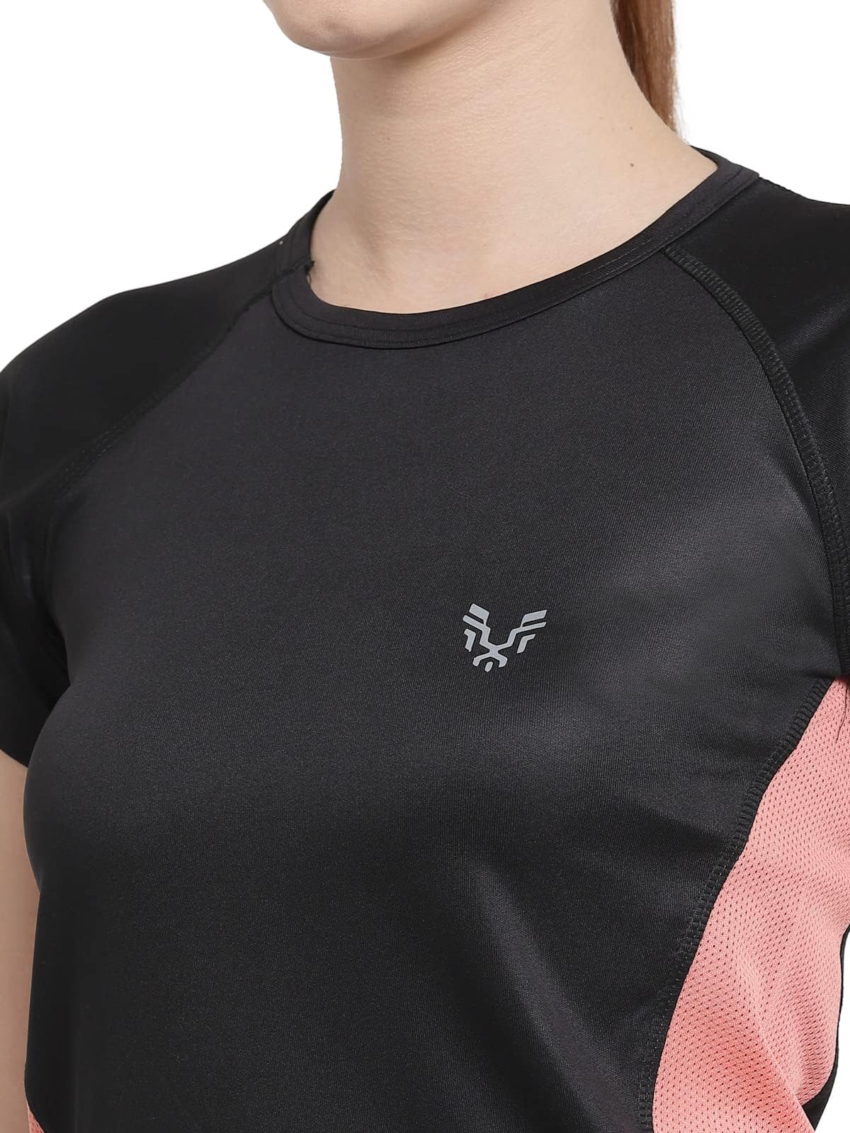UZARUS Women’s Dry-Fit Workout T-Shirt – Regular Fit, Polyester, Anti-Odor Performance