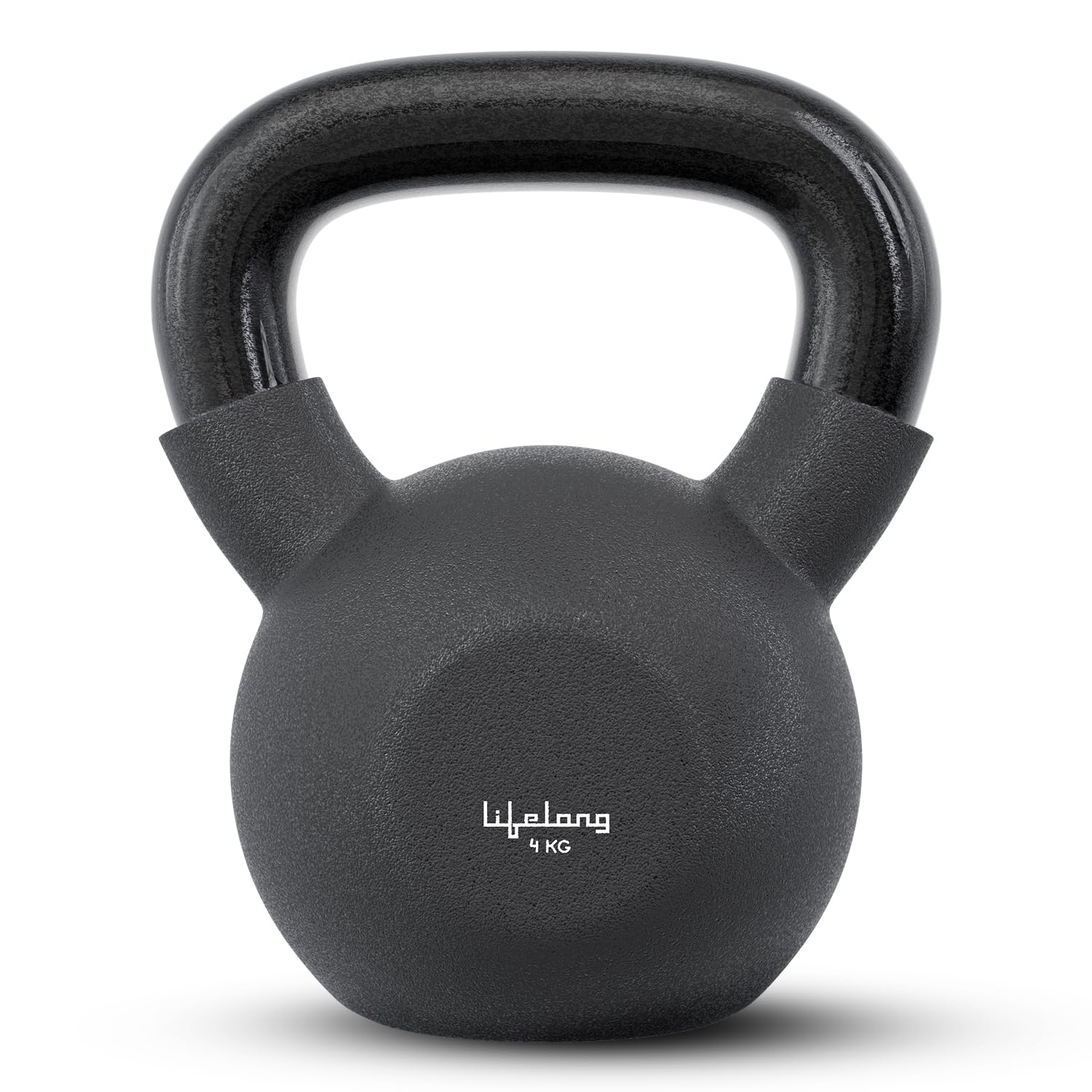 Lifelong Neoprene Coated Cast Iron Kettlebell – Durable Weight for Strength Training