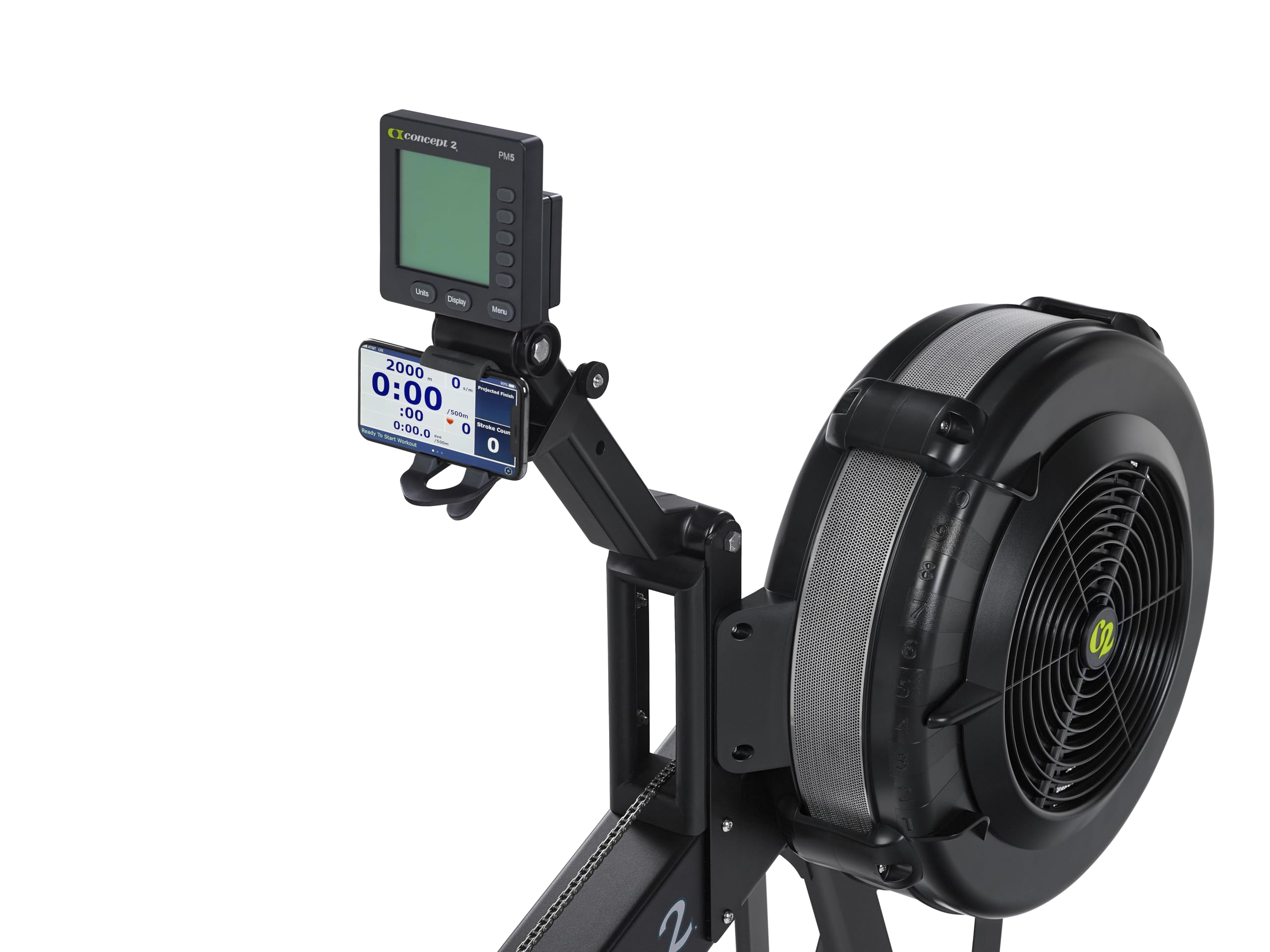 Concept2 RowErg Indoor Rower – PM5 Monitor, 14″ Seat, Air Resistance & Easy Storage