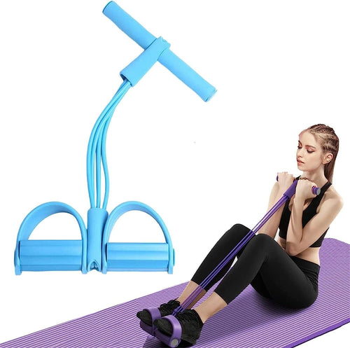 6-Tube CrossFit Training Bands – Adjustable Full-Body Resistance with Foam Handles