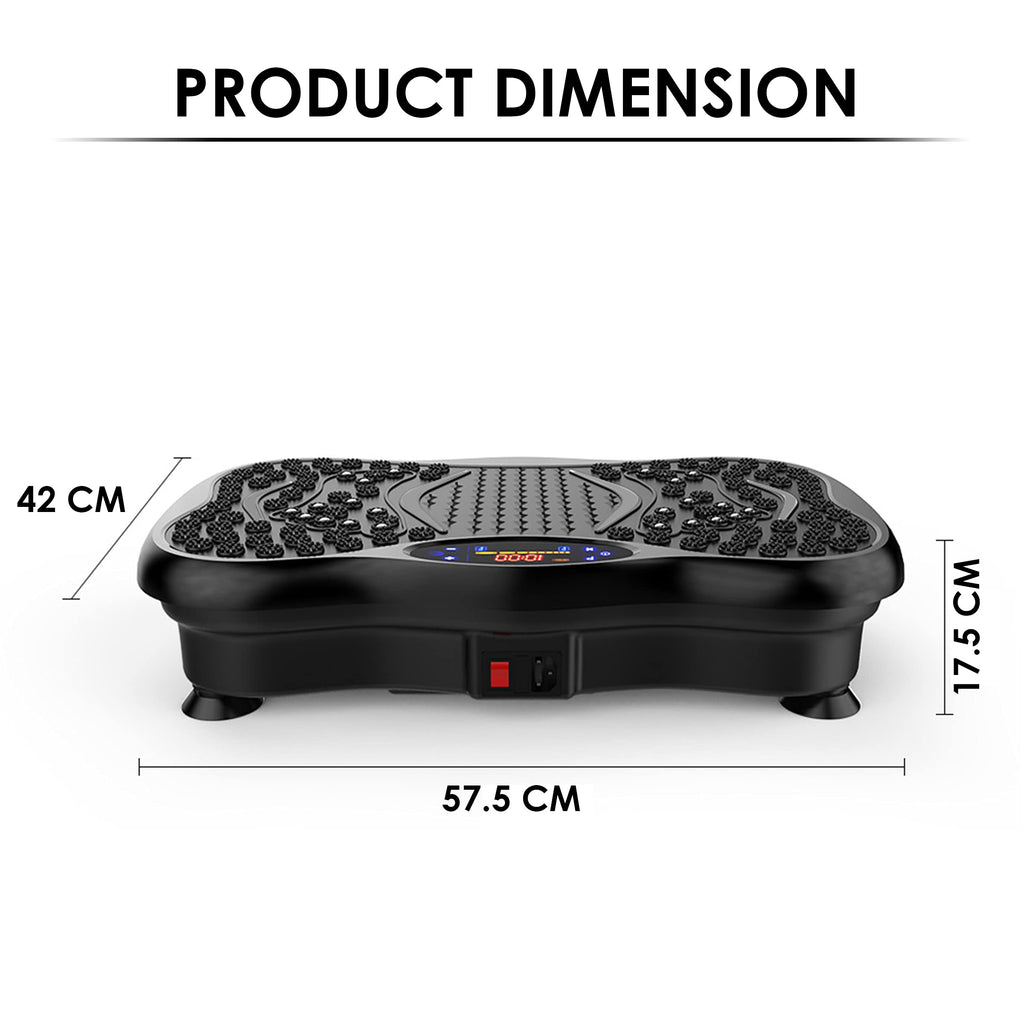 AGARO Alpha Crazyfit Vibration Plate Massager – 5-Mode Whole-Body Fitness Machine