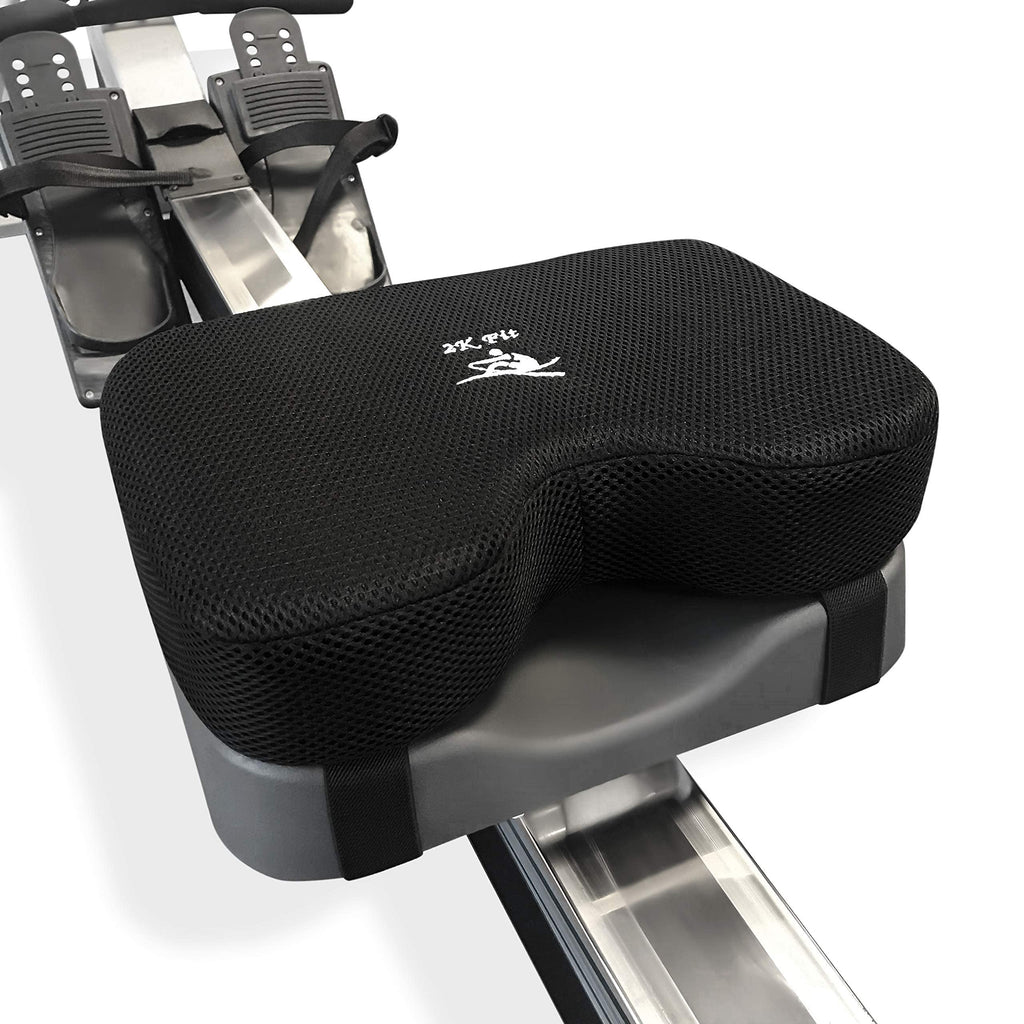 2K Fit Model 2 Rowing Seat Cushion – 3″ Memory Foam, Washable Cover, Fits Concept 2, Recumbent Bikes & WaterRower