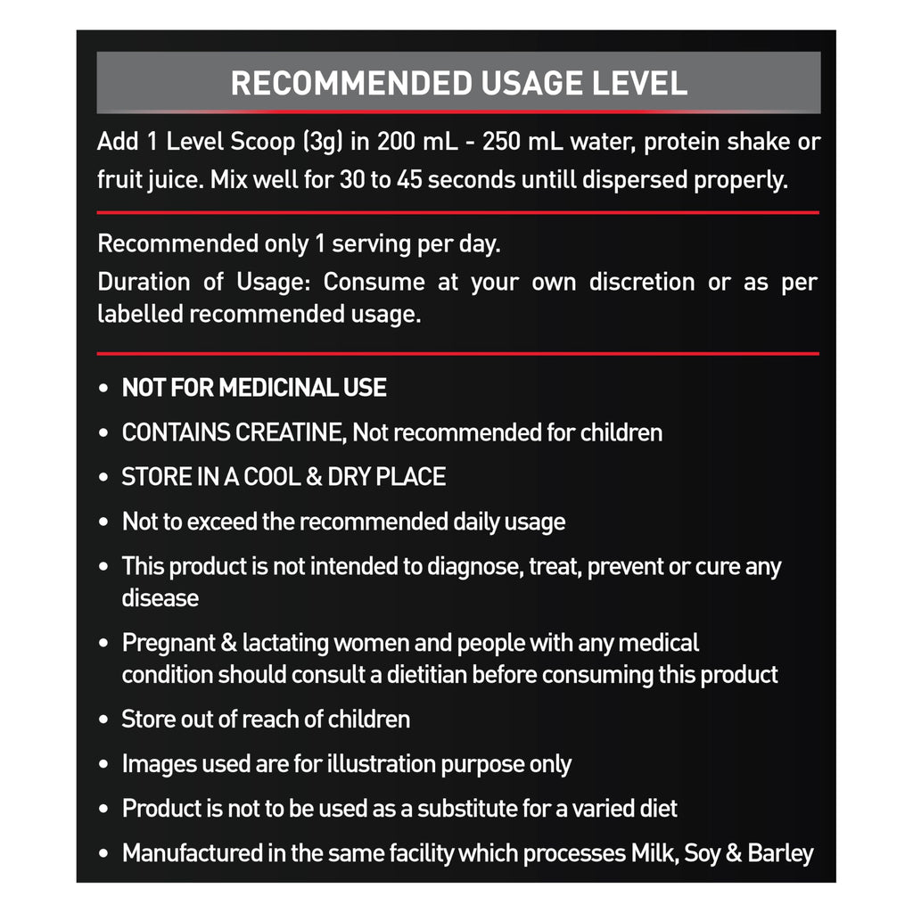 MuscleBlaze Micronized Creatine Monohydrate Unflavoured – Trustified Certified (100 g / 33 Servings) + BPA-Free Shaker | Pack of 2