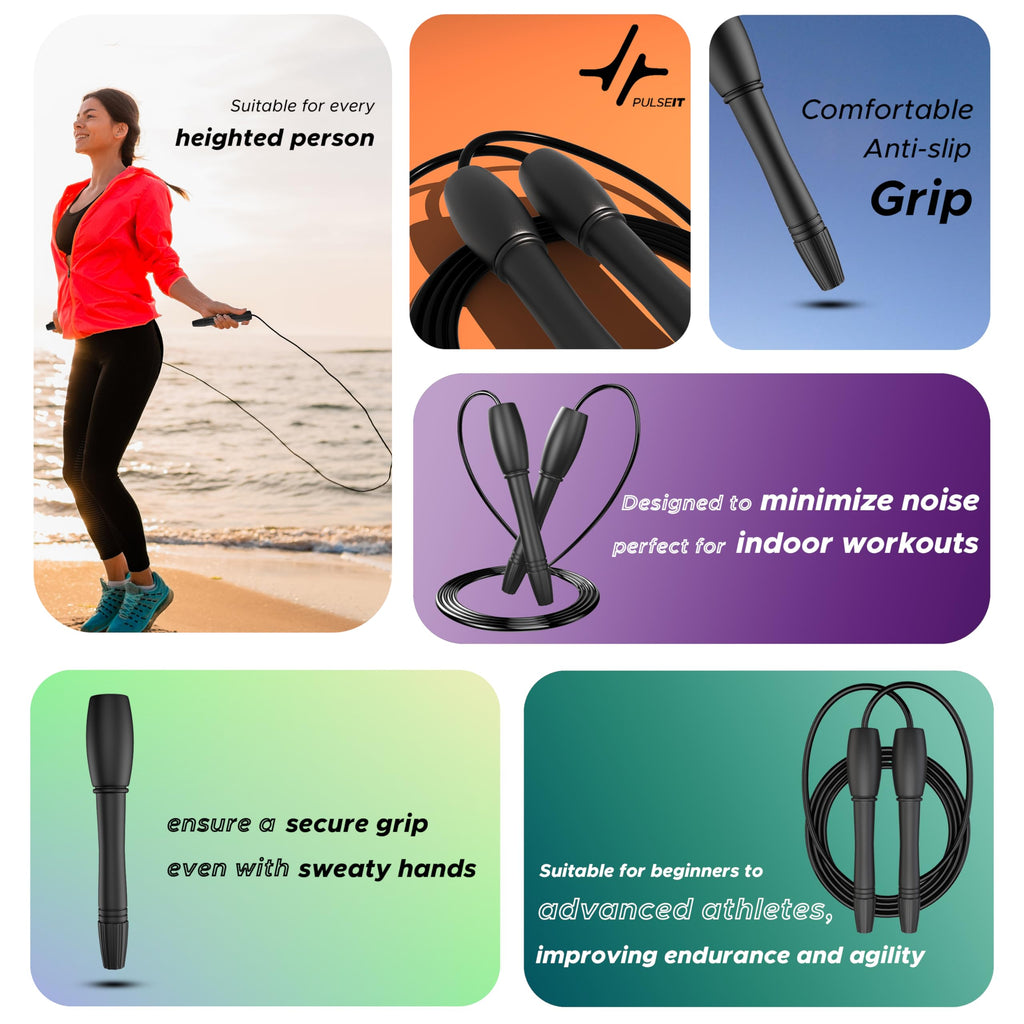 PulseJump Skipping Rope for Children – Adjustable Length, Durable, and Tangle-Free