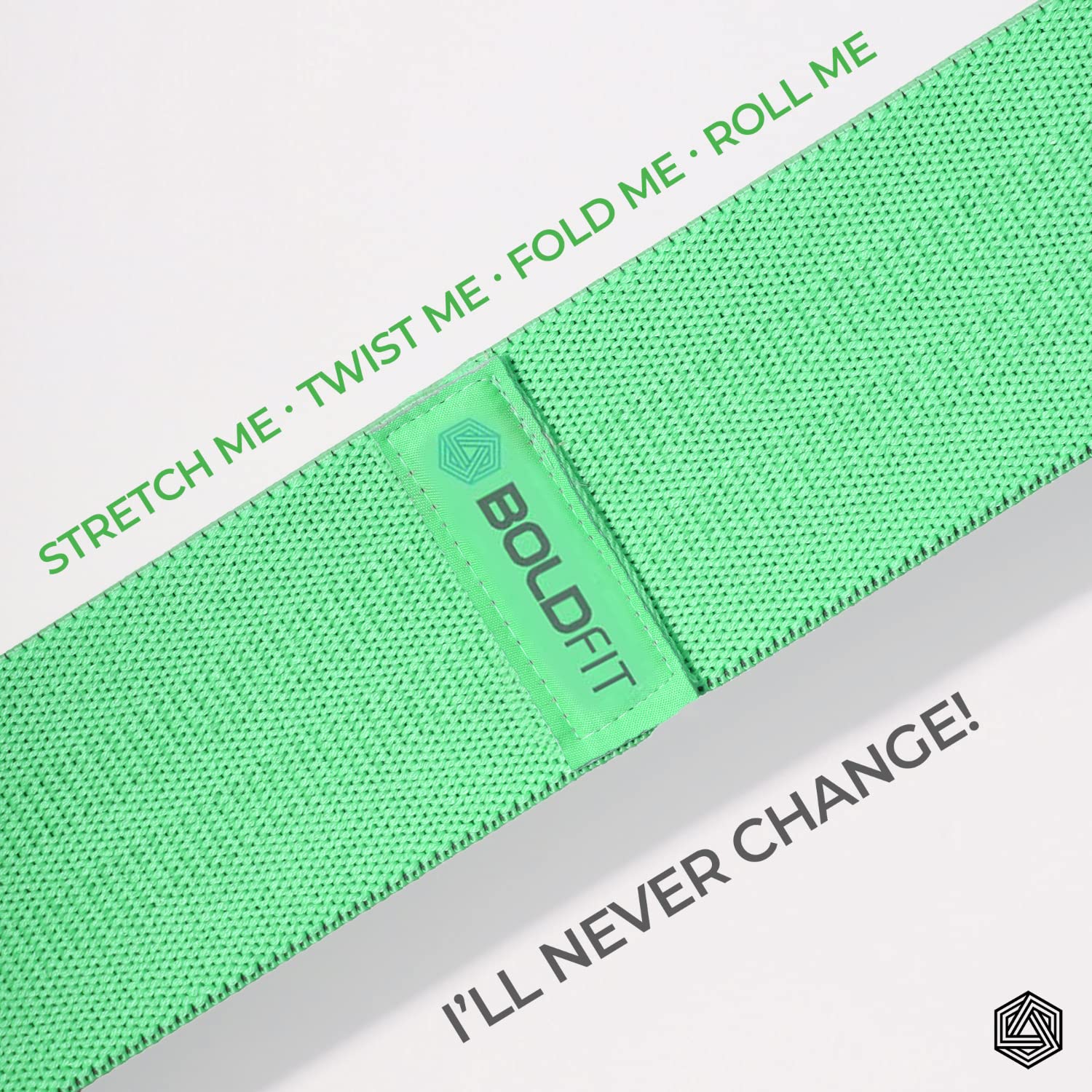 Boldfit Fabric Resistance Band – Mini Loop Hip Band (Light, Medium & Heavy Options)