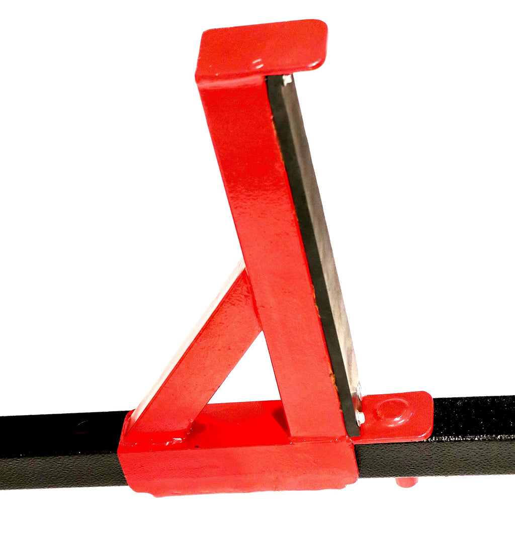 BULLAR Heavy-Duty Adjustable Power Squat Rack Pro – Triangle Base, Safety Lock, 500 lb Load Capacity