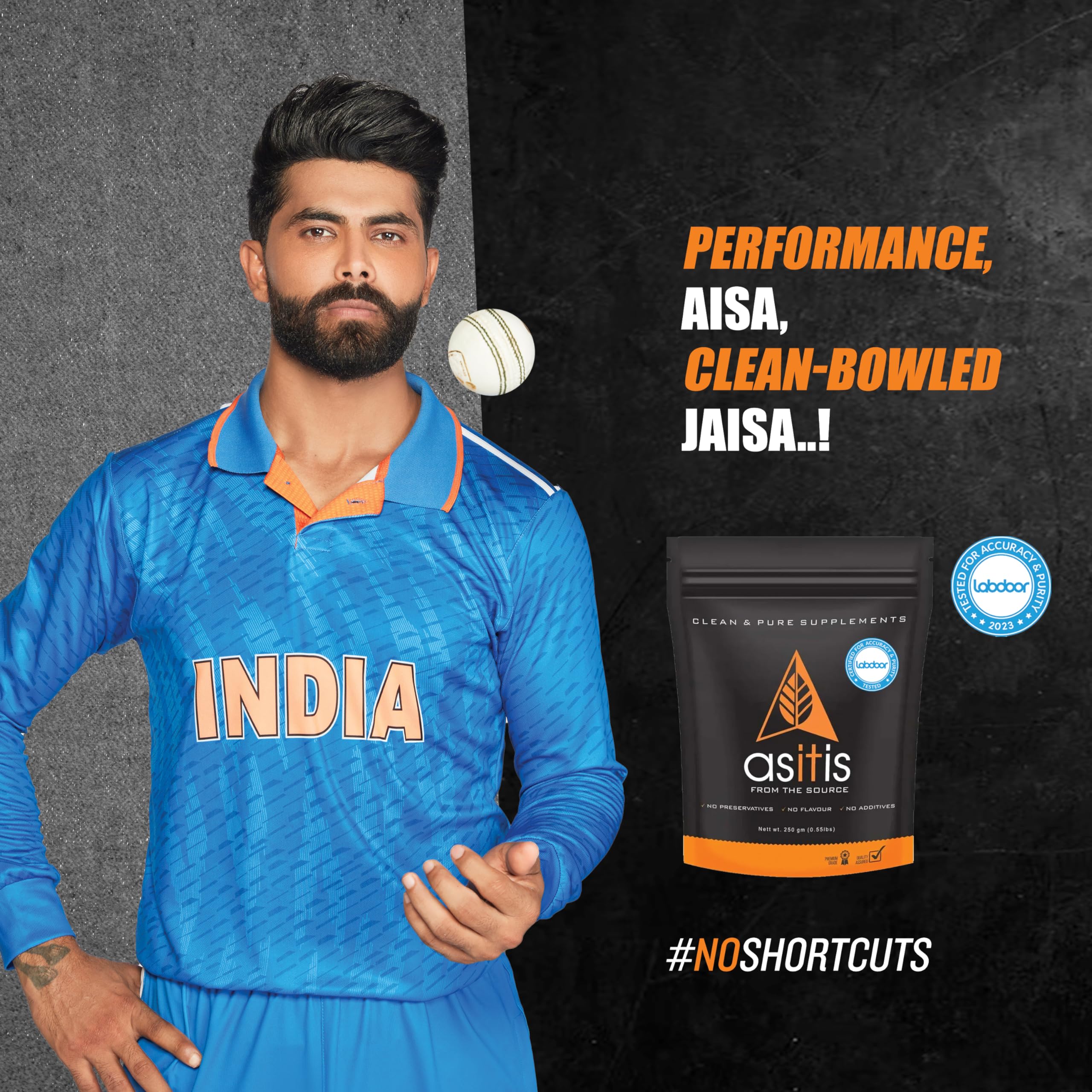 AS-IT-IS Creatine Monohydrate – 100% Pure, Micronized, USA Labdoor-Certified, Unflavoured, 2.5 g per Serving